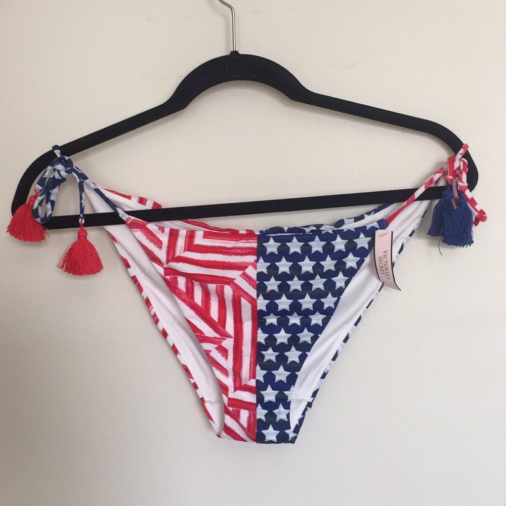Victoria’s Secret Bikini Bottom American Flag Sz L